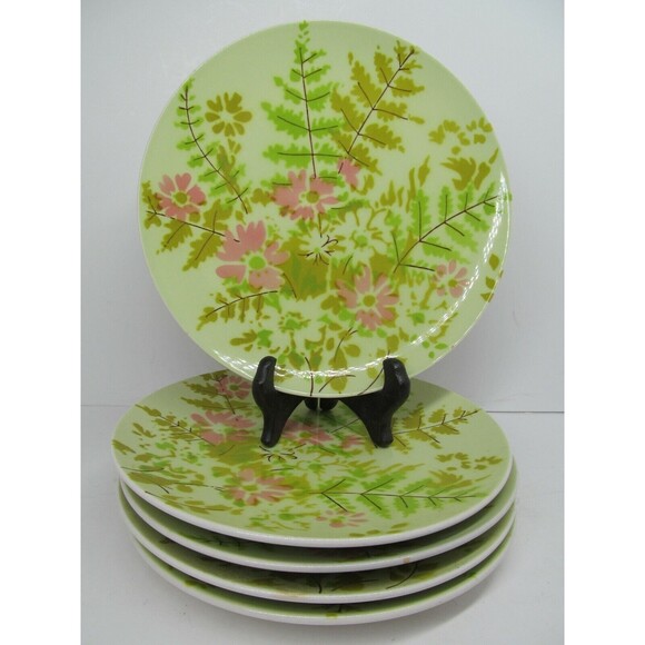 Mikasa Country Fashions Foliage Salad Plates 7 1/2" Bundle of 5 - Picture 12 of 12